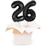 Kreator liczb z balonów, kolor czarny