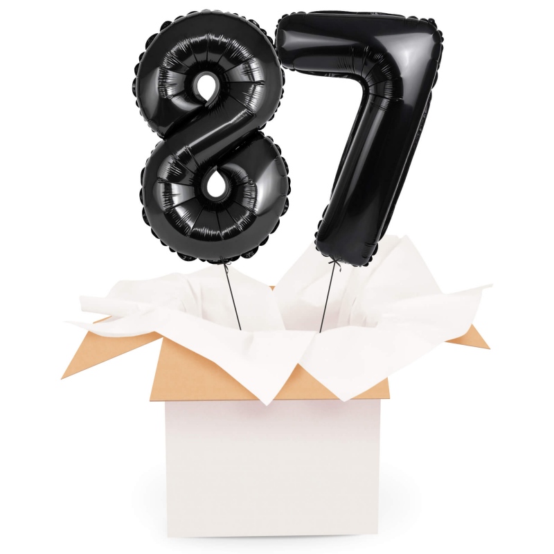 Kreator liczb z balonów, kolor czarny