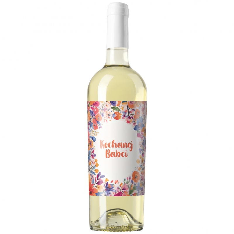 Wino białe Kochanej Babci