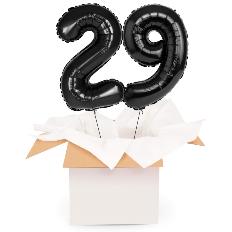 Kreator liczb z balonów, kolor czarny