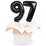 Kreator liczb z balonów, kolor czarny