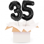 Kreator liczb z balonów, kolor czarny