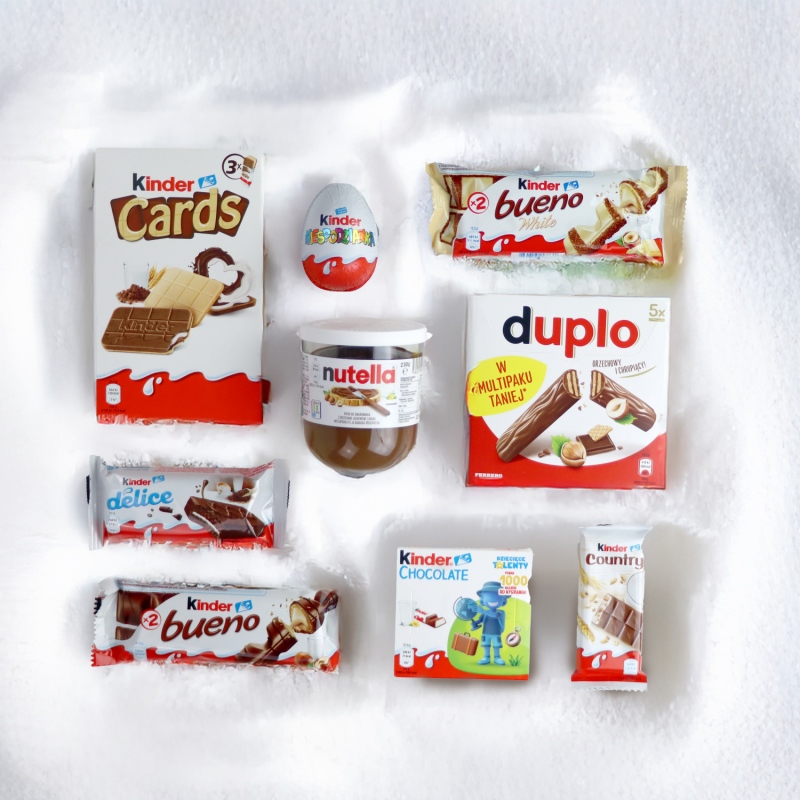 Zestaw Mikołaja Kinder + balon z helem