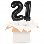 Kreator liczb z balonów, kolor czarny