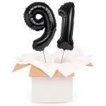 Kreator liczb z balonów, kolor czarny