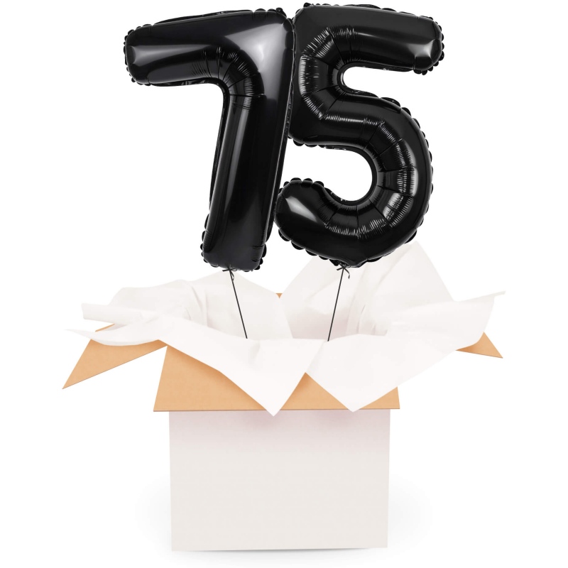 Kreator liczb z balonów, kolor czarny