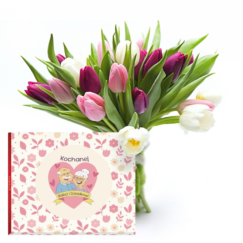 Tulipany z Merci dla Dziadków