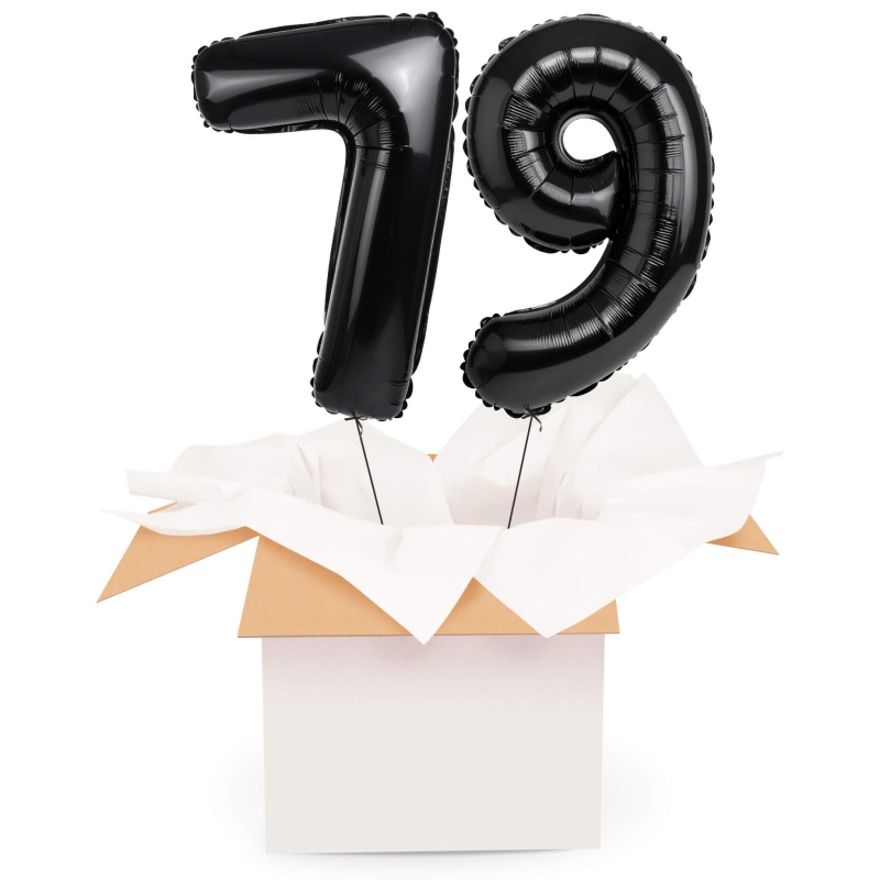 Kreator liczb z balonów, kolor czarny