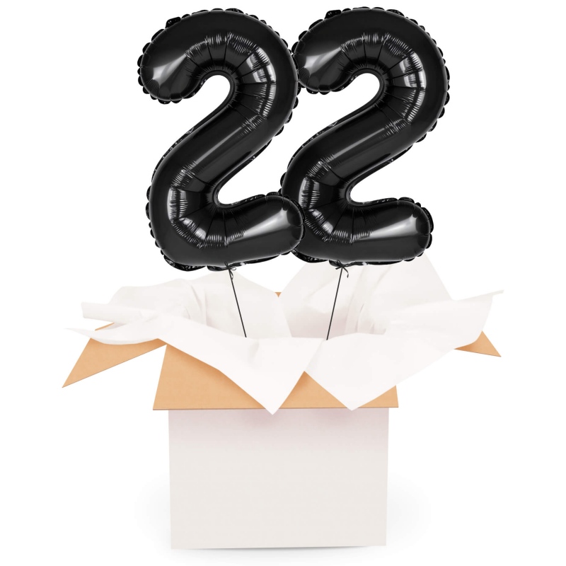 Kreator liczb z balonów, kolor czarny