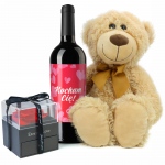 Zestaw dla Niej z wieczną różą i naszyjnikiem