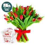 Kobiece tulipany z Raffaello