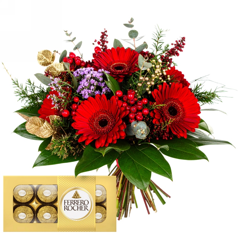 Bukiet z ferrero rocher