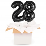 Kreator liczb z balonów, kolor czarny