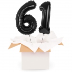 Kreator liczb z balonów, kolor czarny