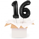 Kreator liczb z balonów, kolor czarny