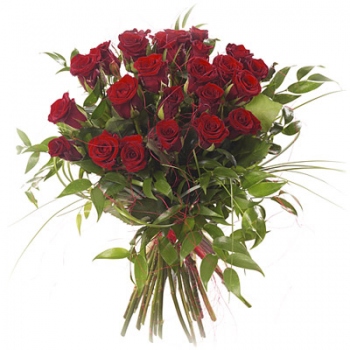 W Twoim imieniu dostarczymy bukiet z 24 czerwonych róż do wybranego miejsca w Algierii - 24 czerwone róże