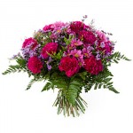 Kompozycja z chryzantem i goździków - Bukiet Pamiętam o Tobie