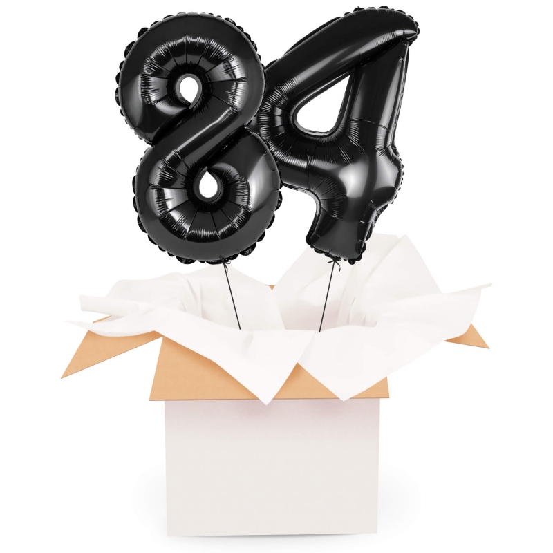 Kreator liczb z balonów, kolor czarny
