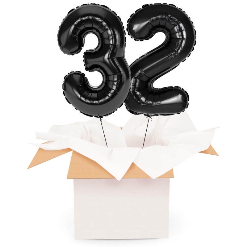 Kreator liczb z balonów, kolor czarny