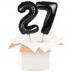 Kreator liczb z balonów, kolor czarny