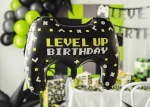 Gamepad Level up Birthday - Balon z helem