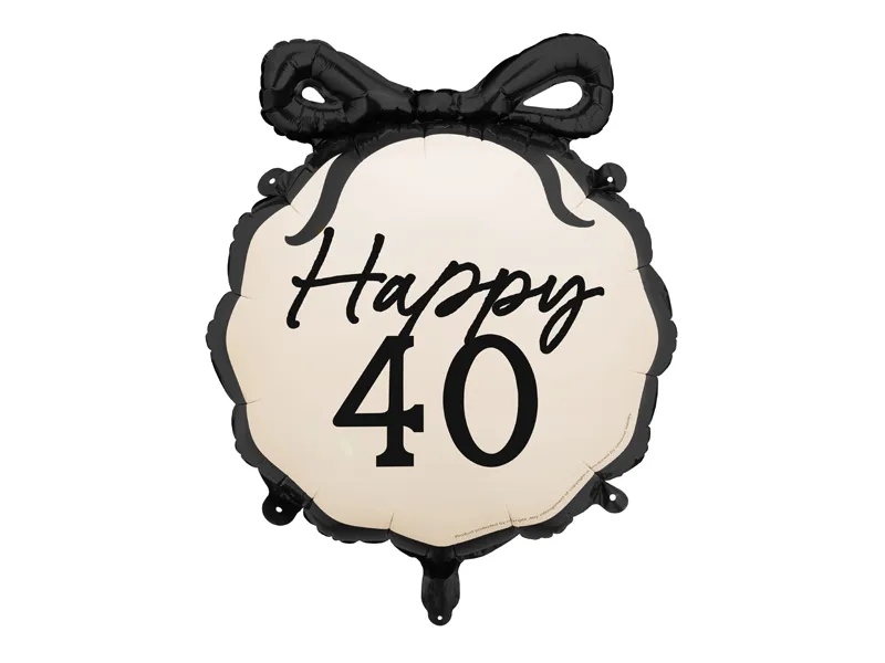Happy 40 - Balon z helem