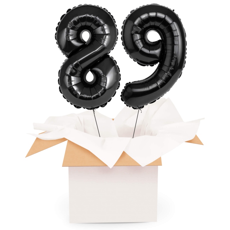 Kreator liczb z balonów, kolor czarny