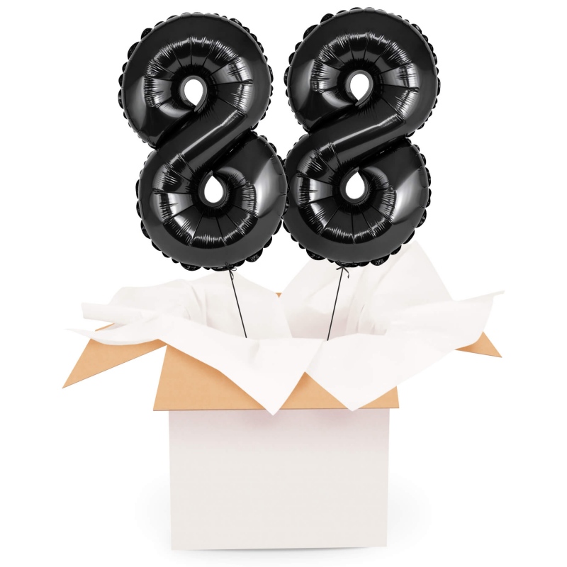 Kreator liczb z balonów, kolor czarny