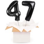 Kreator liczb z balonów, kolor czarny