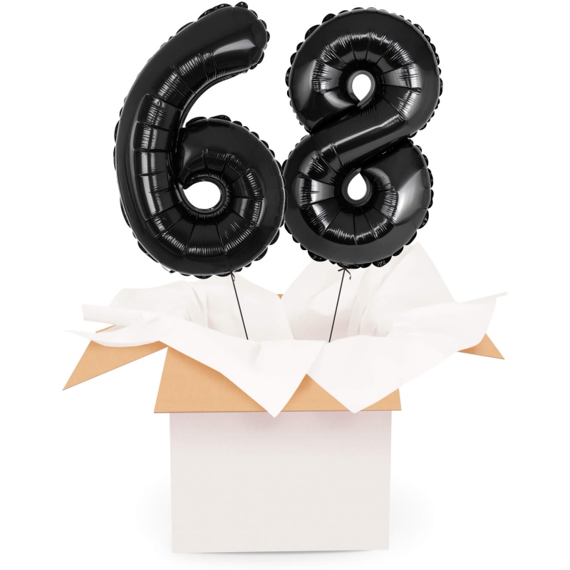 Kreator liczb z balonów, kolor czarny