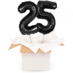 Kreator liczb z balonów, kolor czarny