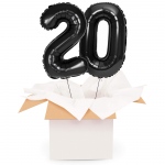 Kreator liczb z balonów, kolor czarny