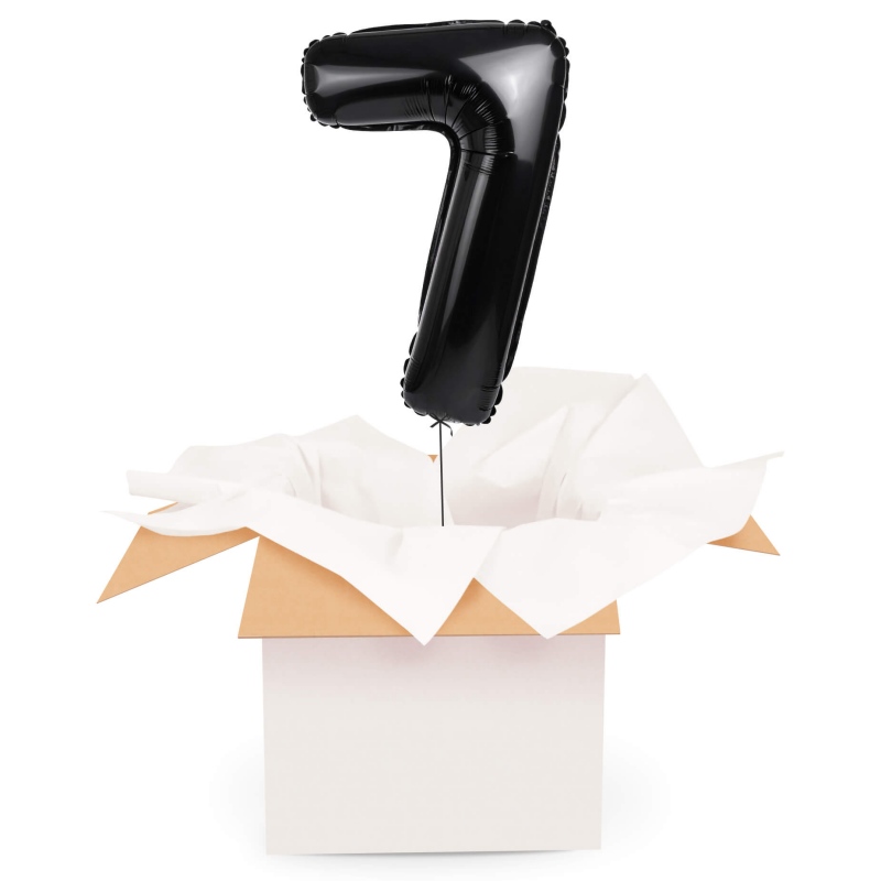 Kreator liczb z balonów, kolor czarny