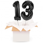 Kreator liczb z balonów, kolor czarny