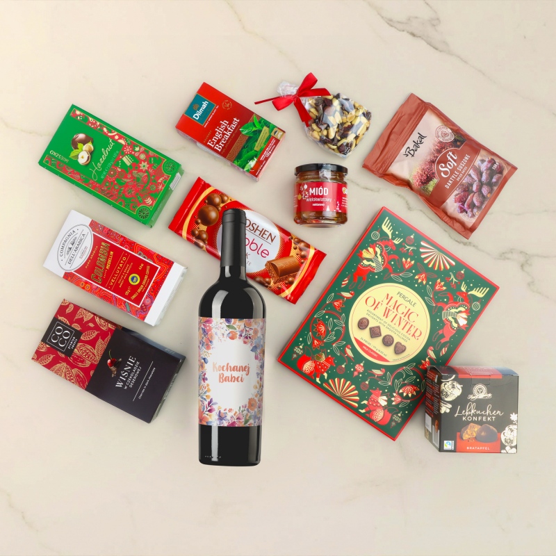 Zestaw prezentowy Czerwona elegancja