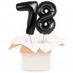 Kreator liczb z balonów, kolor czarny