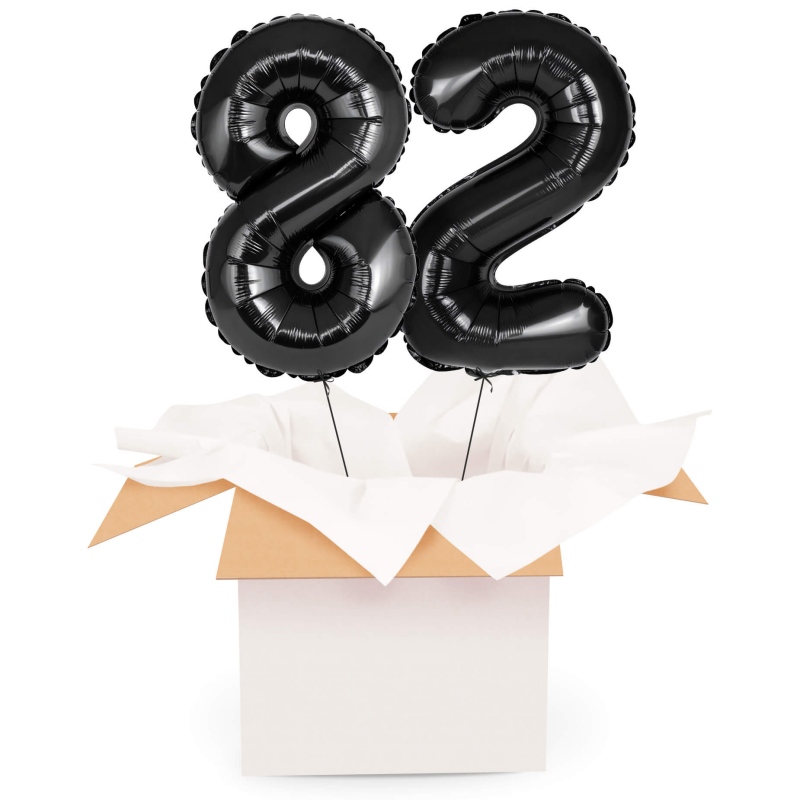 Kreator liczb z balonów, kolor czarny