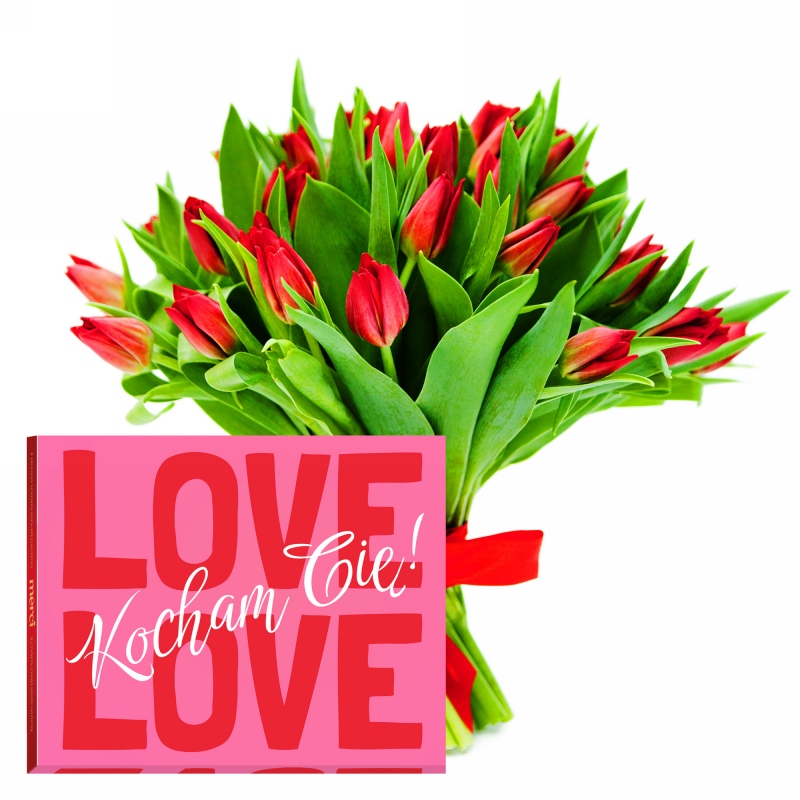 Walentynkowe tulipany z Merci