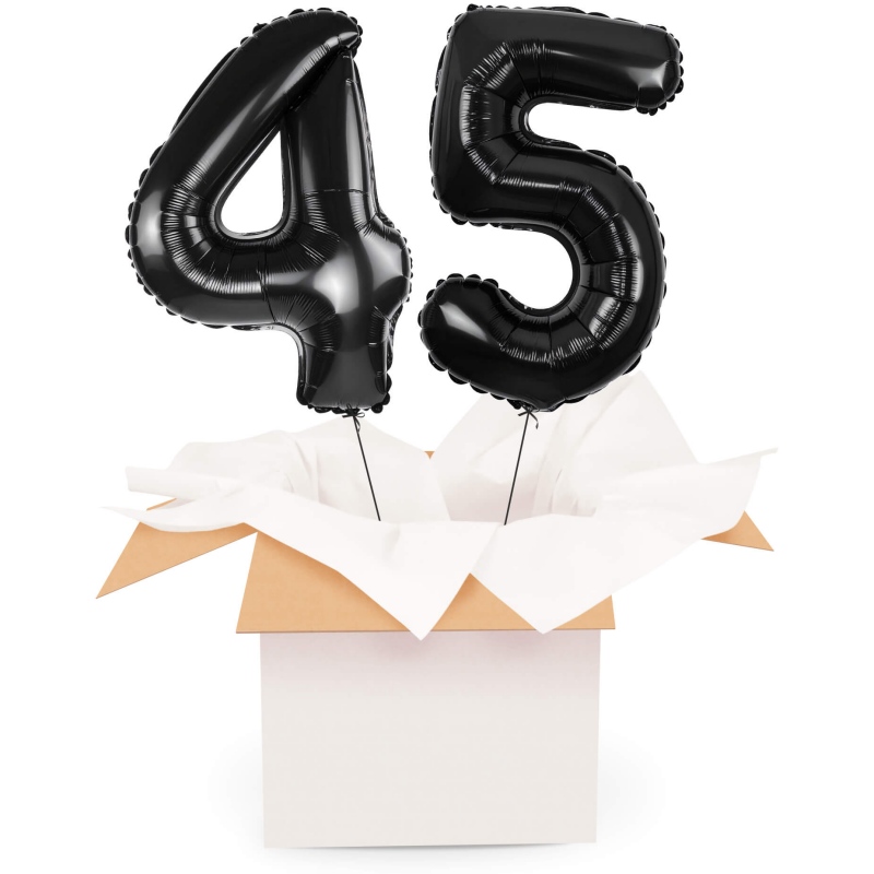 Kreator liczb z balonów, kolor czarny