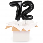 Kreator liczb z balonów, kolor czarny