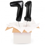 Kreator liczb z balonów, kolor czarny