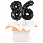 Kreator liczb z balonów, kolor czarny