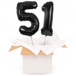 Kreator liczb z balonów, kolor czarny