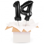 Kreator liczb z balonów, kolor czarny