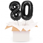 Kreator liczb z balonów, kolor czarny