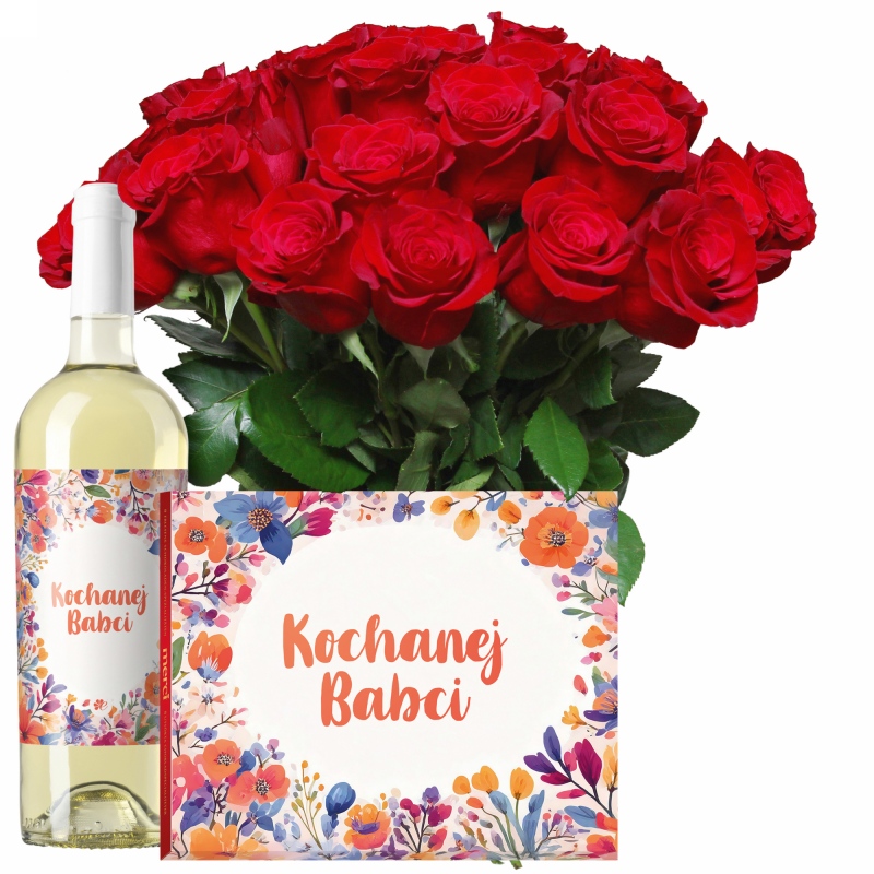 Róże dla Babci z białym winem i Merci