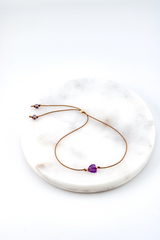 Bransoletka Szczęścia – Ametyst