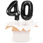 Kreator liczb z balonów, kolor czarny