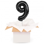 Kreator liczb z balonów, kolor czarny