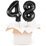 Kreator liczb z balonów, kolor czarny